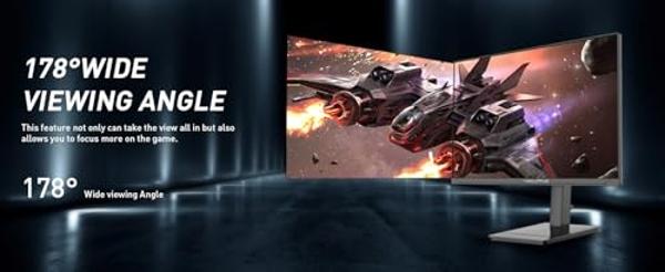 Alienware AW2723DF Gaming Monitor - 27-inch QHD (2560 x 1440) 240Hz Display (DP 1.4), 1ms Response Time, NVIDIA G-Sync, Preset OSD Modes, Height/Tilt/Swivel/Pivot Adjustability - L