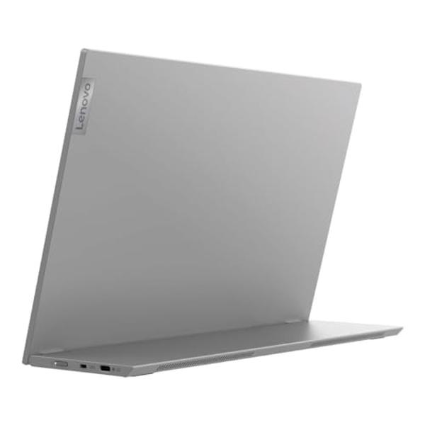 Lenovo L15 Portable Monitor, 15.6” Display, Full HD Resolution, IPS Panel, 250 nits Brightness, 60Hz Refresh Rate, USB-C Ports, Height-Adjustable Stand, Flicker-Free Technology, Gr
