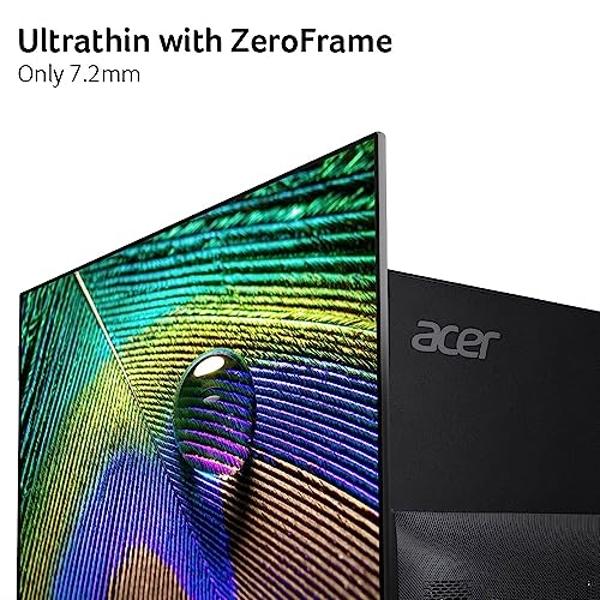 Acer SB272 27 Inch FHD (1920x1080P) IPS ZeroFrame Home & Office Monitor | AMD FreeSync Technology | Ultra-Thin design | 100Hz Response | Tilt