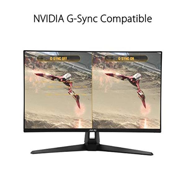 ASUS TUF Gaming 27" 2K HDR Monitor (VG27AQ1A) - QHD (2560 x 1440), IPS, 170Hz (Supports 144Hz), 1ms, Extreme Low Motion Blur, Speaker, G-SYNC Compatible, VESA Mountable, DisplayPor