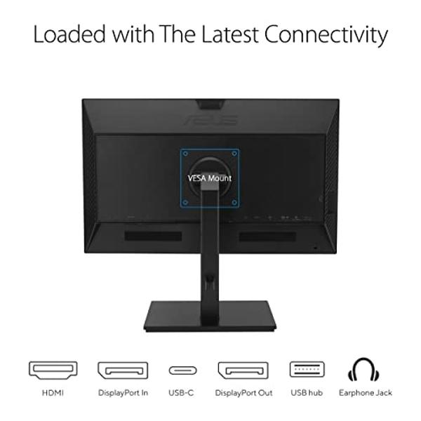 AOC 27B2H2 27” Frameless IPS Monitor, FHD 1920x1080, 100Hz, 101% sRGB, for Home and Office, HDMI x2, Low Blue Mode, VESA Compatible, Black