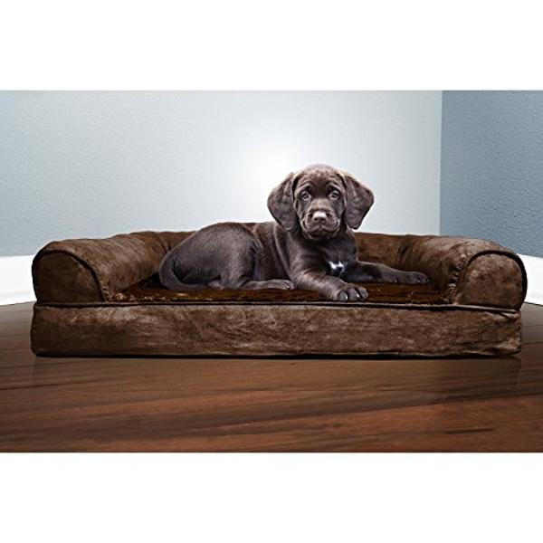 Bedsure XXL Orthopedic Dog Bed - Washable Great Dane Dog Sofa Beds for Giant Dogs, Supportive Foam Pet Couch Bed with Removable Washable Cover, Waterproof Lining and Nonskid Bottom