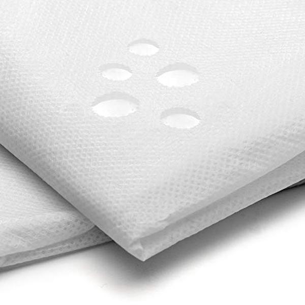 Furhaven Dog Bed Liner Water-Resistant Foam Mattress Protector Cover - White, Jumbo (X-Large)