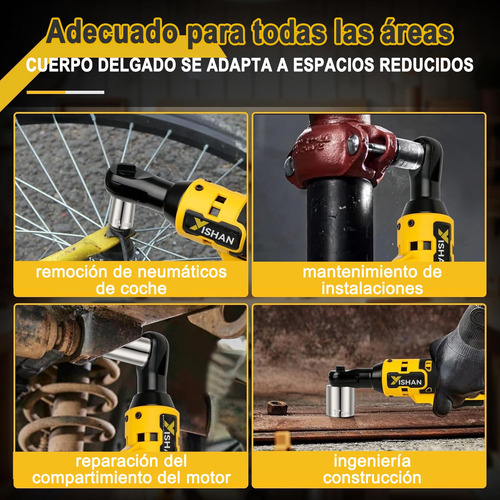 Llave De Trinquete Impacto Eléctrica,matraca Pistola 3/8+1/4