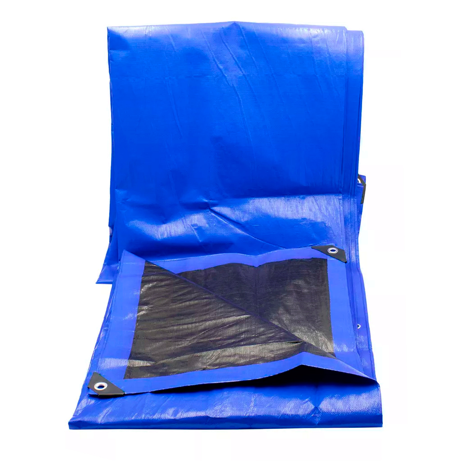 Lona De Polietileno Uso Super Rudo Azul/negro 180 Gr 2x3 M