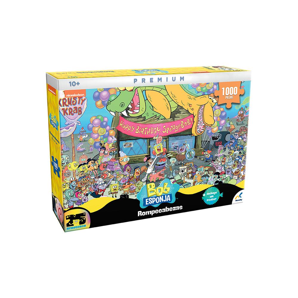 Rompecabezas Bob Esponja Coleccionable Premium 1000 Piezas