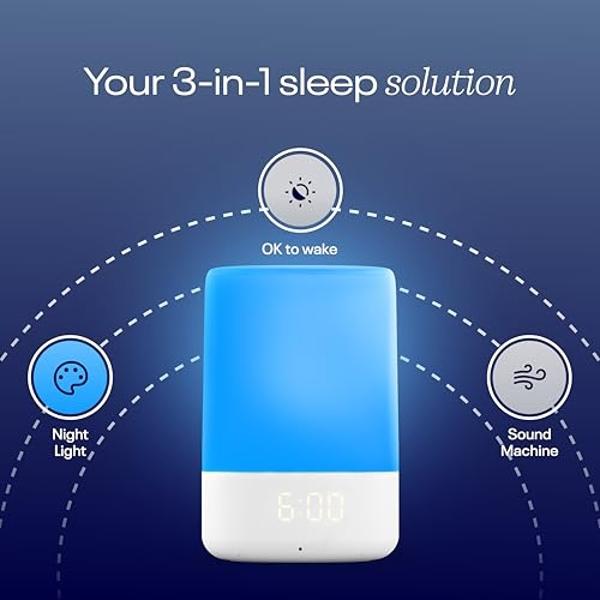 Nanit Travel Light Bundle Pro Camera with Portable Flex Stand, Sound + Light Audio Monitor & Baby Night Light, and Travel Case - Blue Oxford Edition