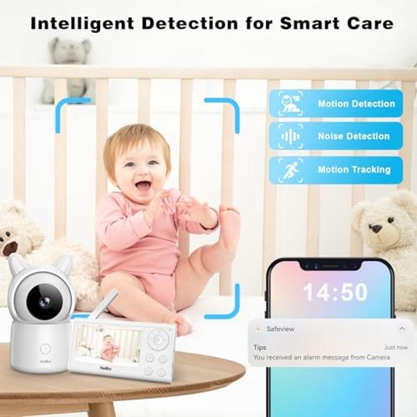 TP-Link Tapo 2K Pan/Tilt Security Camera for Baby Monitor, Dog Camera w/Motion Detection, 2-Way Audio, Siren, Night Vision, Cloud & SD Card Storage, Works with Alexa & Google Home,