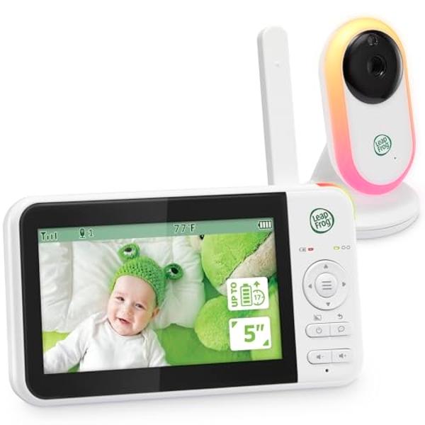 eufy Security Baby Monitor E20 with 2K HD Camera, 5'' 720p Display, Hybrid Wi-Fi & No Wi-Fi Connection, Pan-Tilt, 4X Zoom, Portable Camera with Built-in Battery, 24/7 Recording in 
