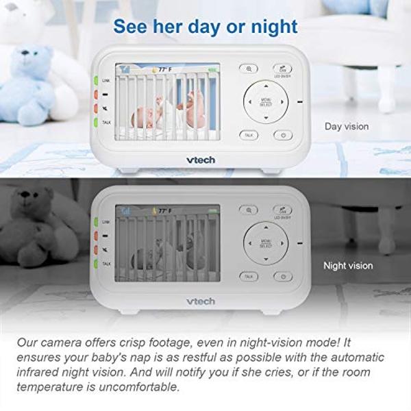 Nanit Travel Light Bundle Pro Camera with Portable Flex Stand, Sound + Light Audio Monitor & Baby Night Light, and Travel Case - Blue Oxford Edition