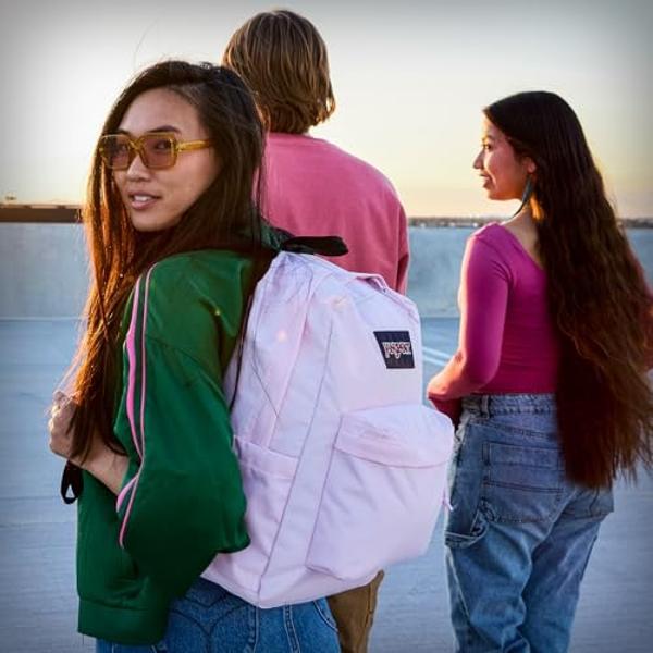 JanSport SuperBreak One Backpack Navy - Durable, Lightweight Bag with 1 Main Compartment, Front Utility Pocket with Built-in Organizer - Premium Backpack