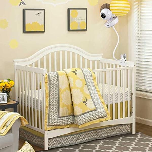 VTech RM5764-2HD 1080p Smart WiFi Remote Access 2 Camera BabyMonitor, 360° Pan & Tilt, 5" 720p HD Display, Night Vision, Soothing Sounds, 2-Way Talk, Temperature & Motion Detection