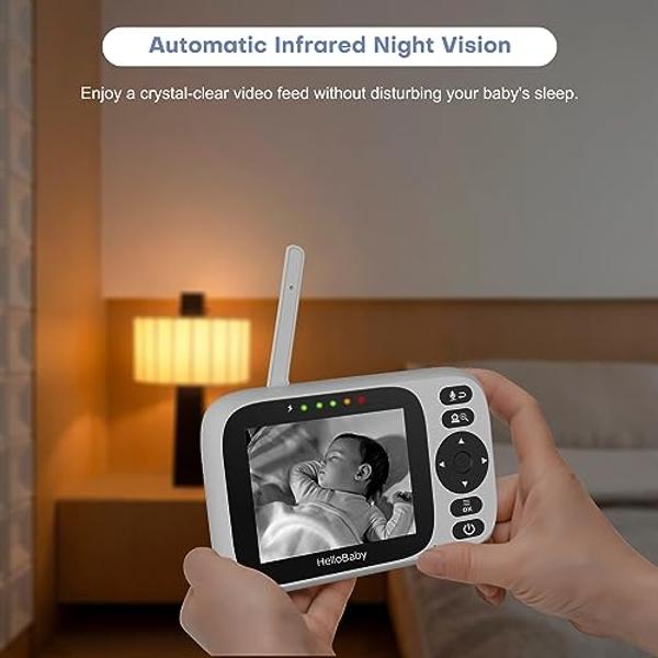 Owlet® Dream Duo Smart Baby Monitor: FDA-Cleared Dream Sock® Plus Owlet Cam 2- Tracks & Notifies for Pulse Rate & Oxygen While Viewing Baby in 1080p HD WiFi Video
