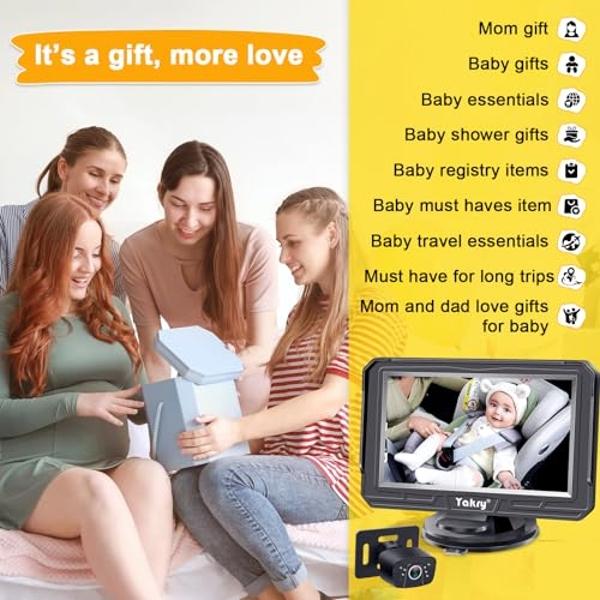 Tiny Traveler Ai Smart Wireless Baby Car Monitor with Travel Kit & Power Bank- AI-Powered Safety Alerts Detection, Virtual Fence, Long Range 1000ft Night Vision Lullabies Night Lig