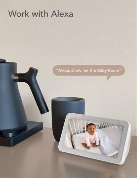 nooie 5G Baby Monitor, 2K Baby Monitor with Camera and Audio, WiFi Pet Camera for Smartphone APP Control, Motion and Sound Detection, HD Night Vision, Compatible with Alexa, SD or 