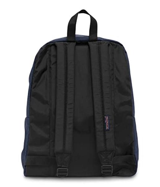 JanSport SuperBreak One Backpack Navy - Durable, Lightweight Bag with 1 Main Compartment, Front Utility Pocket with Built-in Organizer - Premium Backpack