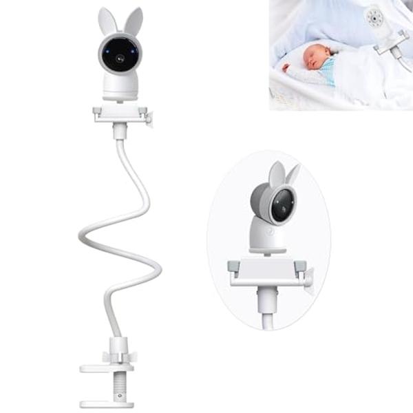 nooie 2K Smart Baby Monitor with 5G/2.4G, 360° Pan & Tilt, WiFi Baby Camera with AI Motion Tracking & Night Vision, Two Way Audio & Sound Detection, Compatible with Alexa and Googl