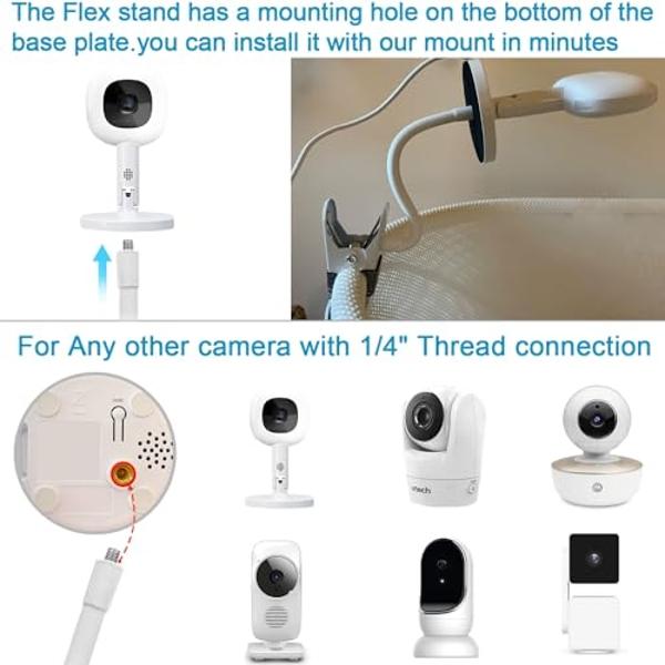 Hubble View Pro 5" Video Baby Monitor with Camera and Audio, NightVision Baby Camera Monitor Pan Tilt Zoom; 2Way Talk, Lullabies & Room Temp Monitoring, 1000ft Range, Secure Baby M