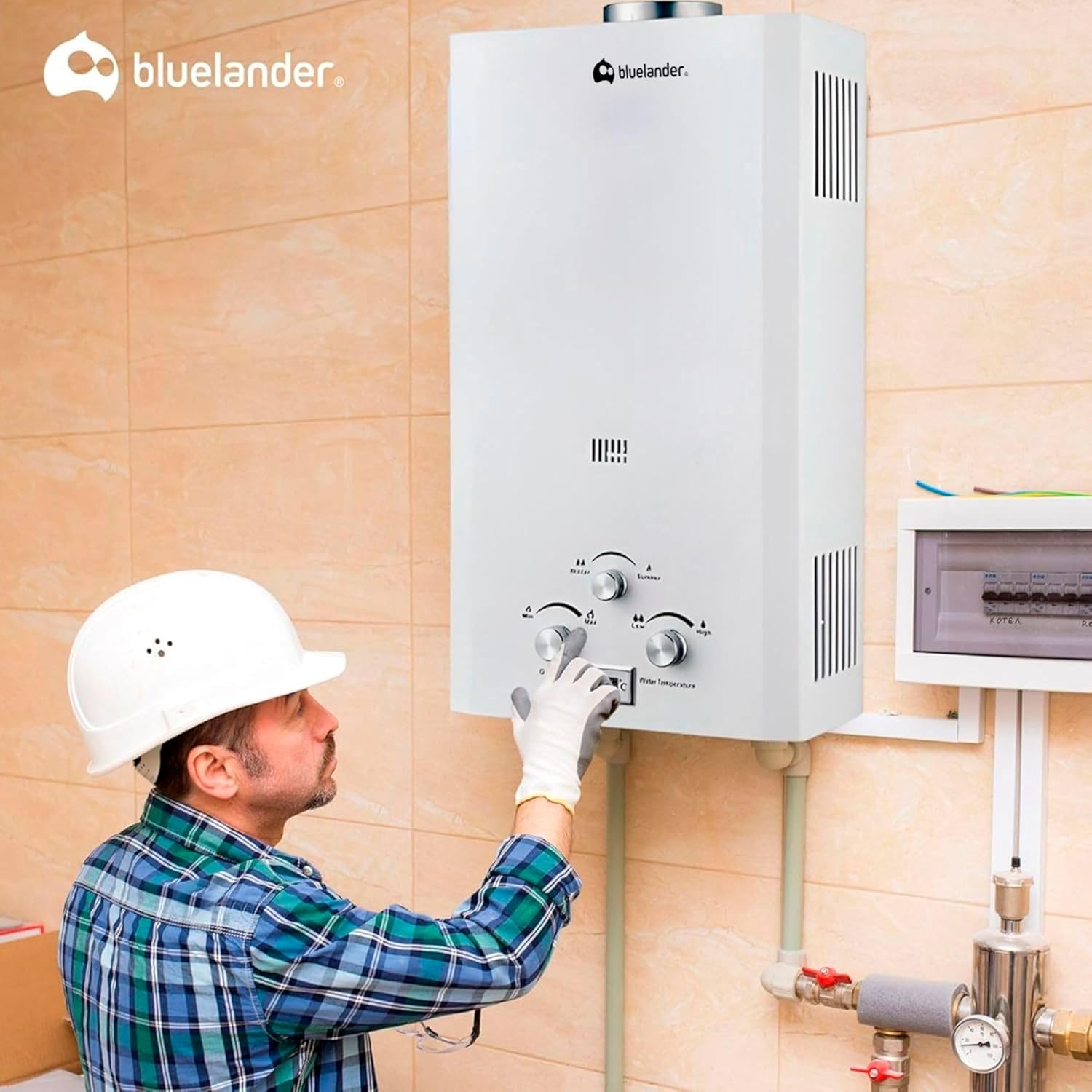  Calentador de Agua Electrico 12 Lt Bluelander