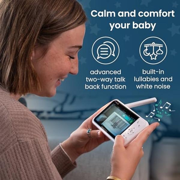 Owlet® Dream Duo Smart Baby Monitor: FDA-Cleared Dream Sock® plus Owlet Cam 2- Tracks & Notifies for Pulse Rate & Oxygen while viewing Baby in 1080p HD WiFi Video