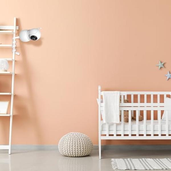 LeapFrog LF915-2HD Baby Monitor, 2 Cameras, 5” 720p Screen, 360° Pan-Tilt-Zoom, Color Night Vision, Night Light, Two-Way Intercom, Secured Transmission No WiFi