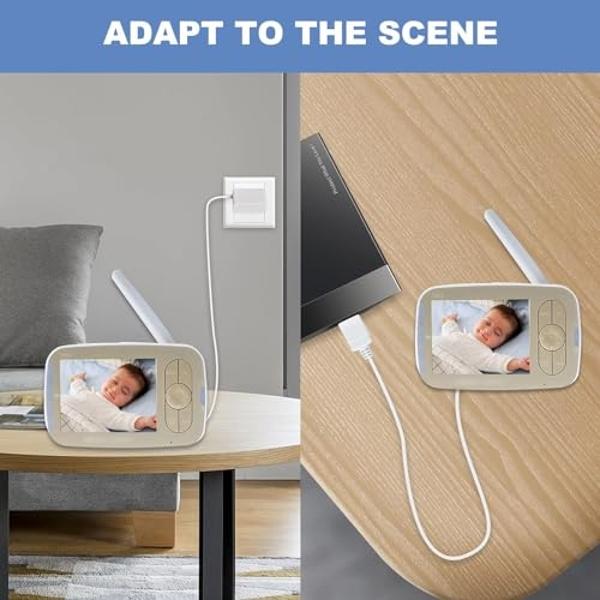 Miku Pro (Upgraded) Smart Baby Monitor Camera & Wall Mount, Real Time Breathing & Sleep Tracking, Contact Free, Instant Alerts, Safe Sleep, Requires Additional Monthly Membership