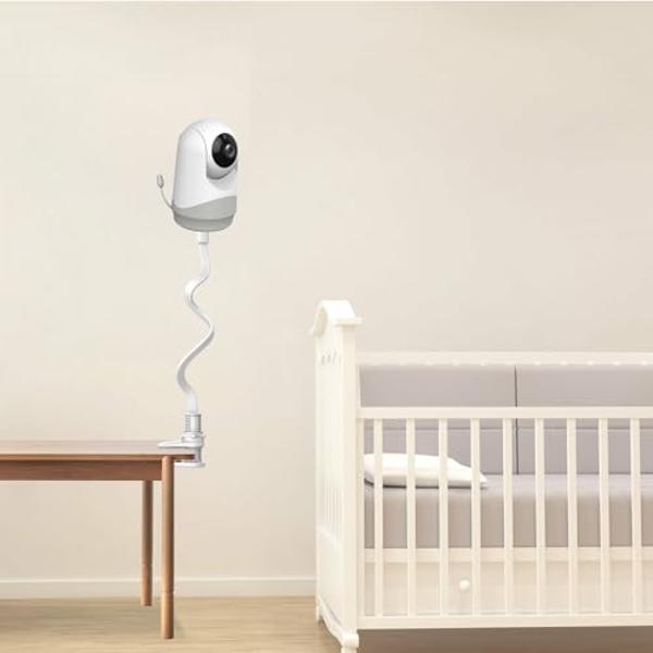 VTimes Baby Monitor Mount, Versatile Flexible Baby Monitor Stand Easy to Install, Baby Camera Mount Compatible with VT302 and Most Baby Monitors, Without Tools or Wall Damage