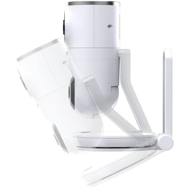 HUBBLE CONNECTED Nursery Pal Dual Vision Smart Camera Wi-Fi Enabled Baby Monitor with AI Motion Tracking, Plus Preloaded Soothing Sounds, Lullabies, and Stories, White