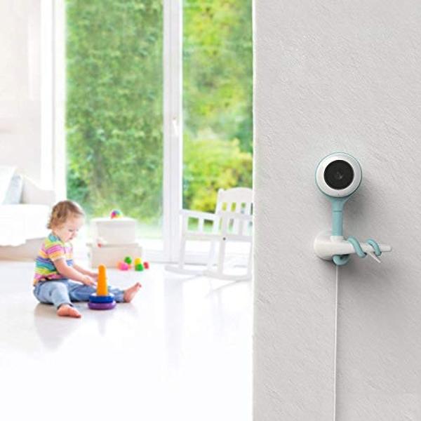 Lollipop Baby Camera with True Crying Detection, Smart Baby Monitor with Camera and Audio with Two Way Talk Back Comes with Infrared Night Vision | Ideal Gift for Baby Shower (Turq
