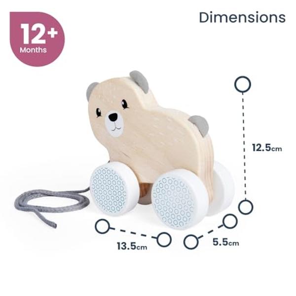 B. toys – Ball Popper & Walker – Push Toy for Baby, Toddler – Light-Up Turtle Toy for Crawling Or Walking – Removable Handle – 1 Year + – Walk ‘n’ POP!