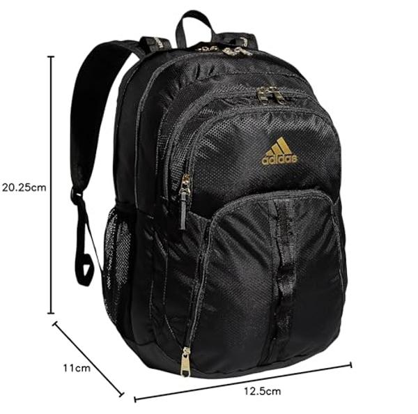 adidas Prime 6 Backpack, Black/Gold Metallic, One Size