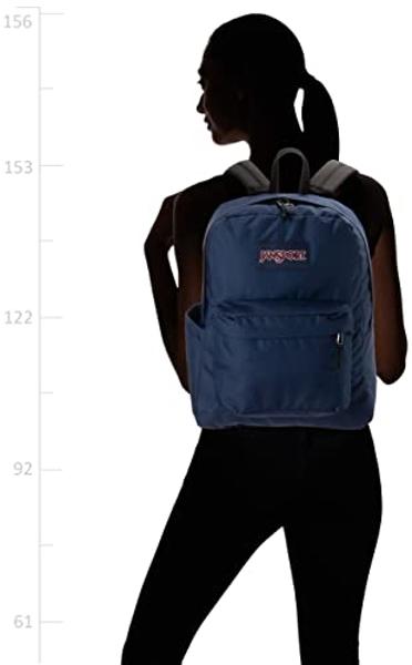 JanSport Superbreak Backpack - Durable, Lightweight Premium Backpack, Navy
