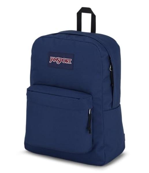 JanSport Superbreak Backpack - Durable, Lightweight Premium Backpack, Navy