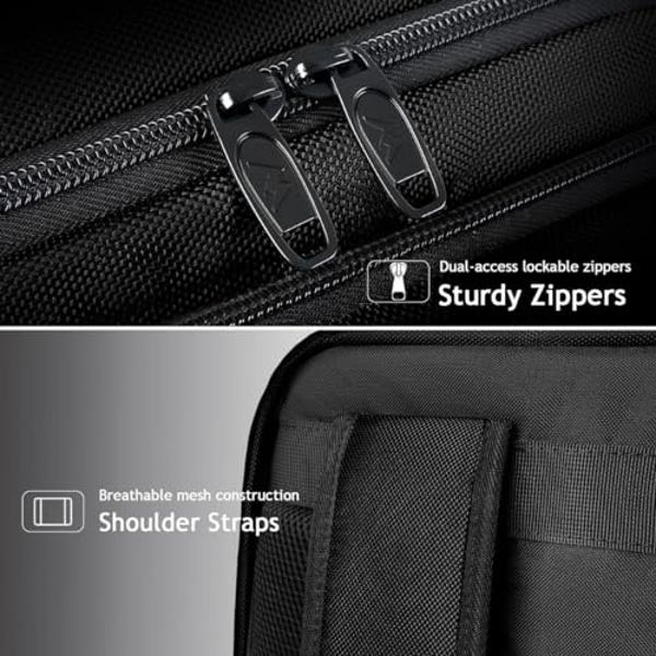 MATEIN Carry on Backpack, Large 40L Flight Approved Travel Backpack with USB Port, TSA Personal Item Travel Bag fits 17" Laptop, Water Resistant Luggage Overnight Weekender Bag for