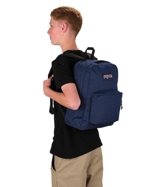 JanSport Superbreak Backpack - Durable, Lightweight Premium Backpack, Navy
