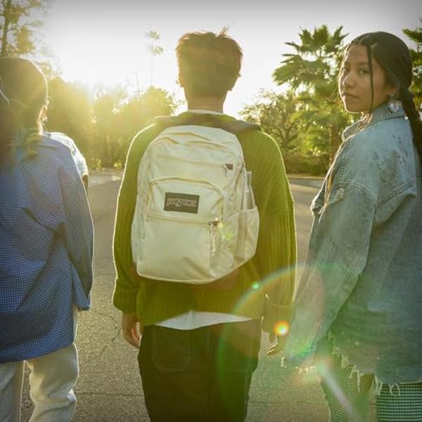 JanSport Cool Backpack, with 15-inch Laptop Sleeve - Large Computer Bag Rucksack with 2 Compartments, Ergonomic Straps, Navy