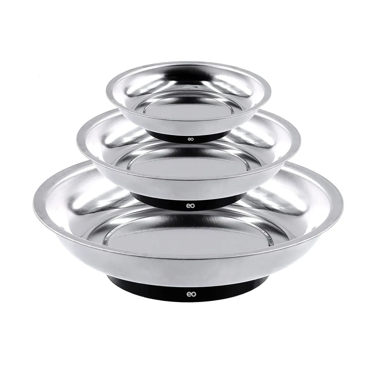 Set De 3 Bandejas Magnéticas De Acero Inoxidable Multiusos