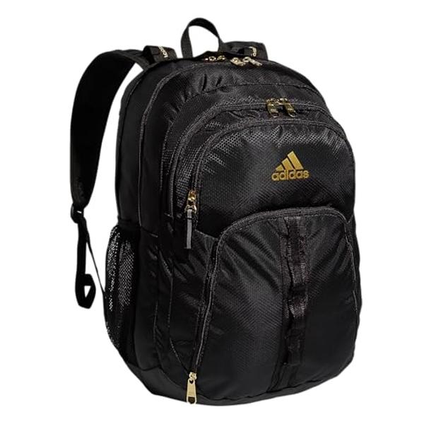 adidas Prime 6 Backpack, Black/Gold Metallic, One Size