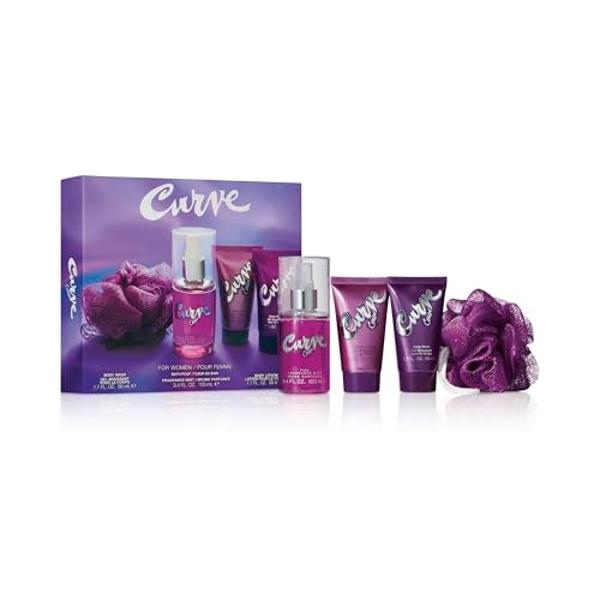 Victoria's Secret Fragrance Mist Collection 4 Piece Mini Gift Set, Assorted Scents