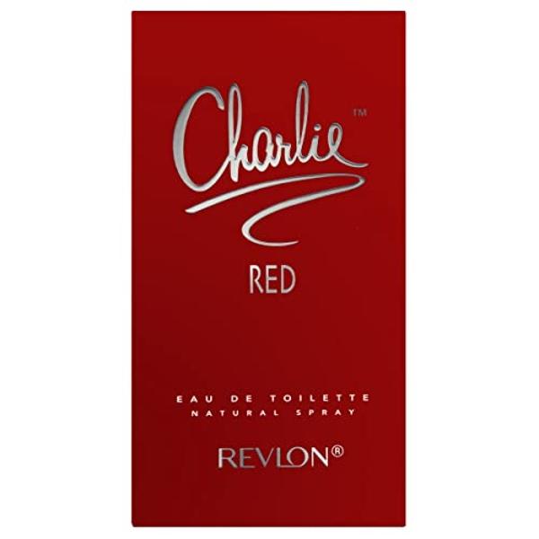 Charlie Red by Revlon for Women, Eau De Toilette Spray, 3.4 Ounce