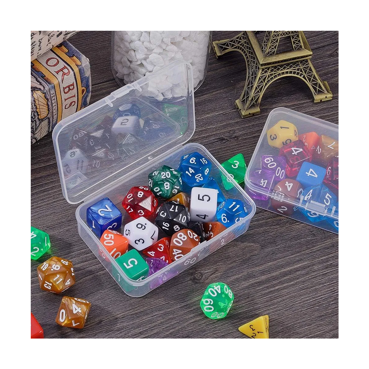 10 Cajas Organizadoras De Plástico Para Tornillos 9,5x6,5 Cm