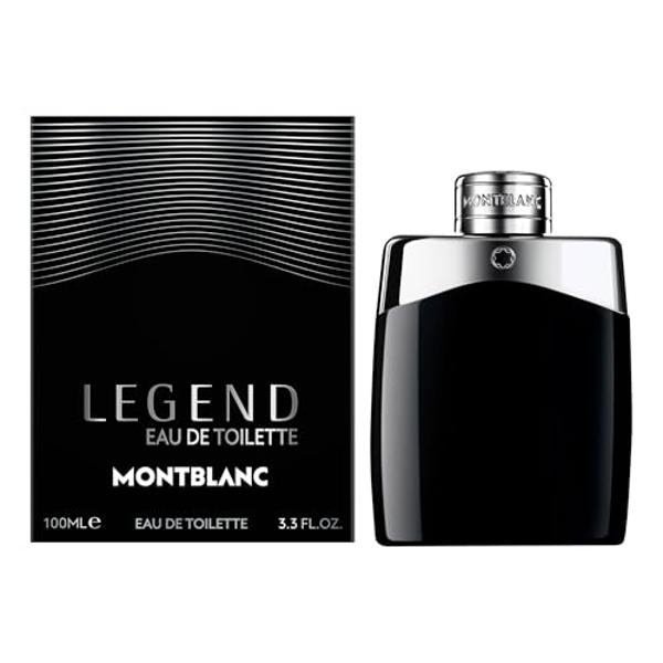 MONTBLANC Legend Eau de Toilette - Long Lasting Fragrance with notes of Bergamot, Jasmine & Sandalwood - Fresh & Fougere - 3.3 fl. oz.
