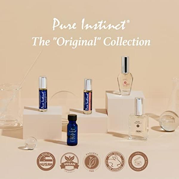 Pure Instinct Roll-On - The Original Pheromone Infused Essential Oil Perfume Cologne - TSA Ready (Crave - Women)