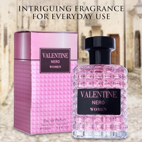 URBAN COLLECTION Valentine for Women Eau De Parfum - Amber Floral Jasmine, Bourbon Vanilla & Woods Oriental-Floral Fragrance with a Modern Twist Elegant 100ml Bottle Packed in Pape