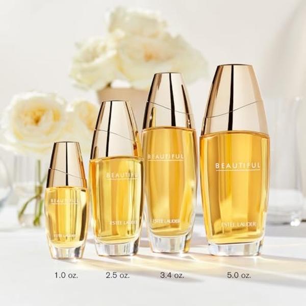 Estée Lauder Beautiful Eau de Parfum Spray with Notes of Rose, Lily, Tuberose & Orange Flower | Women's Perfume, 1.0 Fl Oz
