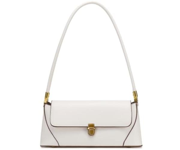 WSRYDJDL Shoulder Bags for Women Vintage Handbag Retro Classic Small Purse Cute Hobo Tote Handbag Mini Clutch Purse (White)