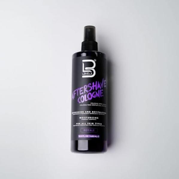 L3 Level 3 After Shave Spray Cologne - Softens Skin - Refreshes and Relieves Face and Skin - Moisturizing Formula Level Three After Shaving