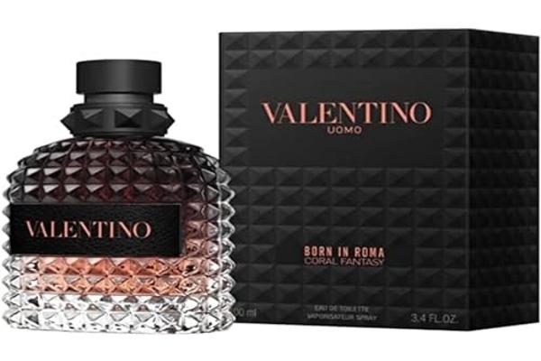 Uomo Born In Roma Coral Fantasy by Valentino for Men - 3.4 oz EDT Spray