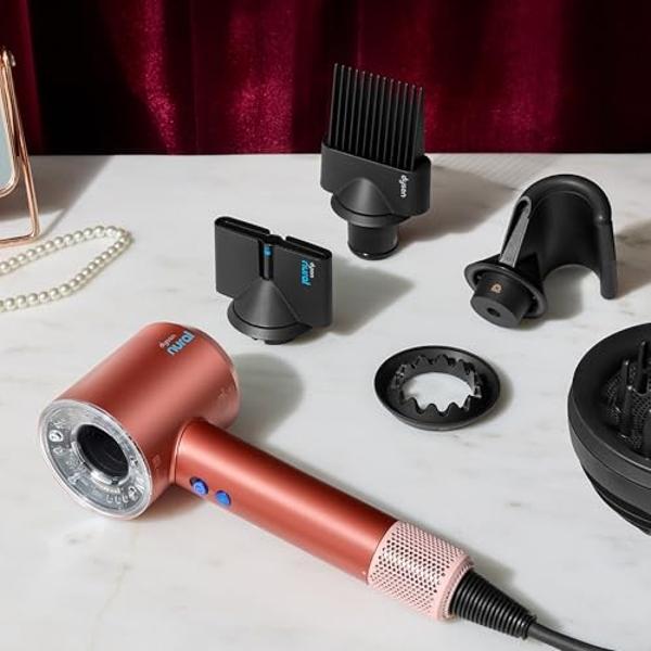 Special Edition Dyson Supersonic Nural™ Hair Dryer in Strawberry Bronze and Blush Pink with Dyson-Designed Presentation