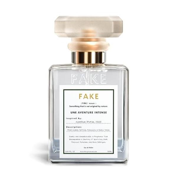 Fake Une Aventure Intense | Inspired by Creed Aventus Cologne for Men (1.7 oz / 50ml) | Eau de Parfum | Long-Lasting Fruity, Musky, Woodsy Signature Scent | Luxury Fragrance